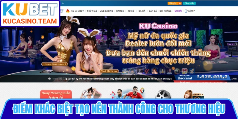 Điểm khác biệt tạo nên thành công cho thương hiệu